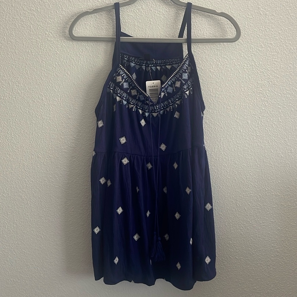 Torrid Blue Tank Top